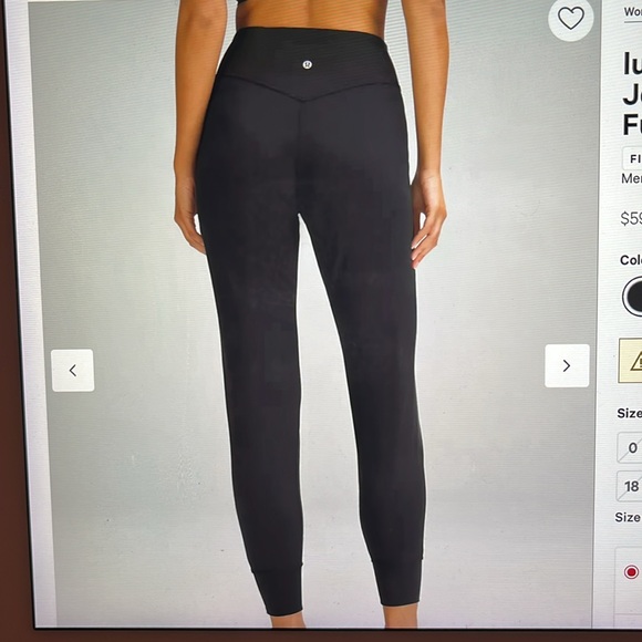 Lululemon Align High-Rise Jogger. Full Length. Size 8. Black. - Picture 8 of 11